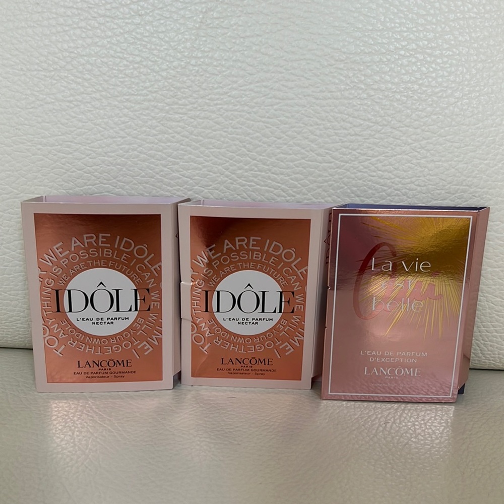Lot of 3 Lancôme Samples -1.2 ml / 0.04 fl oz
